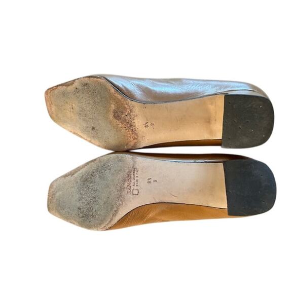 Y2K Rangoni Firenze Tan Leather Cap-Toe Pumps – 8.5B - Picture 11 of 13